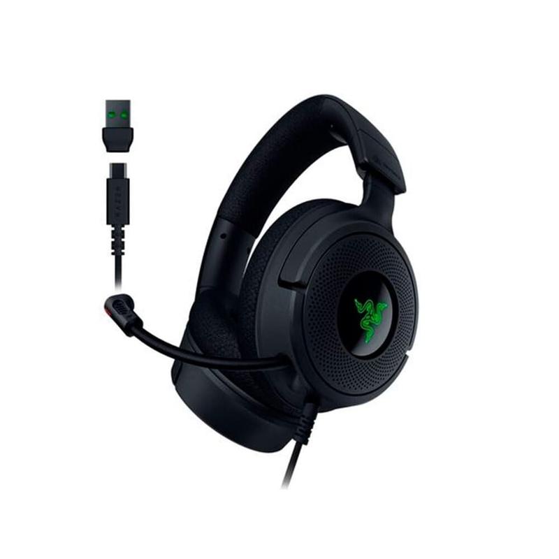 Headset Gamer Razer Kraken V4 X, 7.1 Surround, Microfone Cardioide